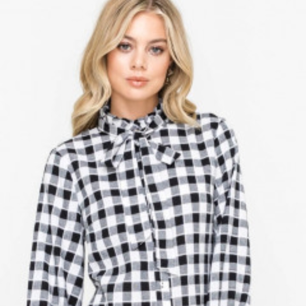 Checkered Blouse